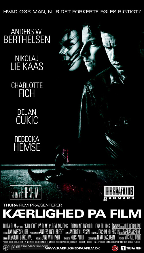 K&aelig;rlighed p&aring; film - Danish Movie Poster