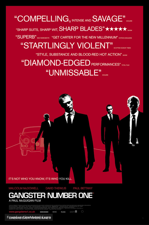 Gangster No. 1 - British Movie Poster