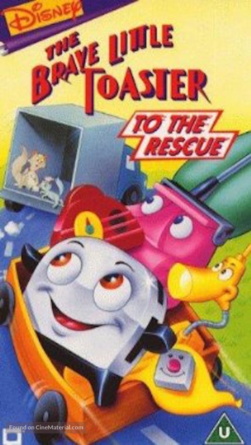 The Brave Little Toaster to the Rescue - British VHS movie cover