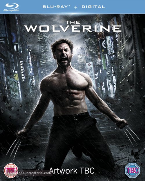 The Wolverine - British Blu-Ray movie cover