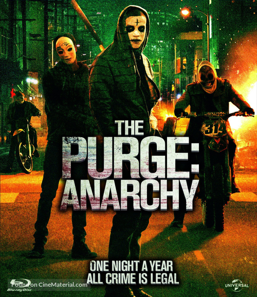 The Purge: Anarchy - Blu-Ray movie cover