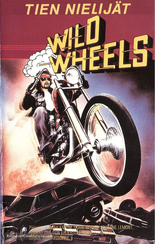 Wild Wheels - Finnish VHS movie cover