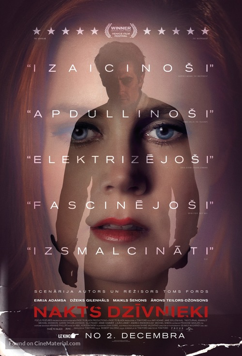 Nocturnal Animals - Latvian Movie Poster