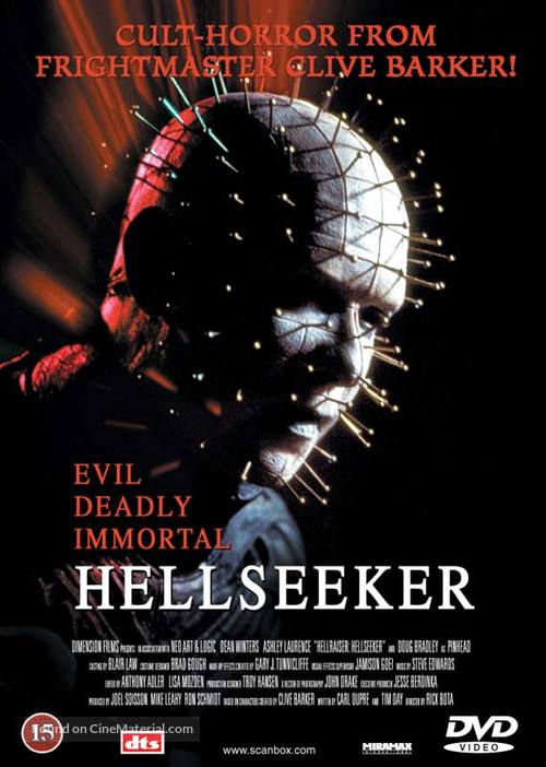 Hellraiser: Hellseeker - Danish Movie Cover