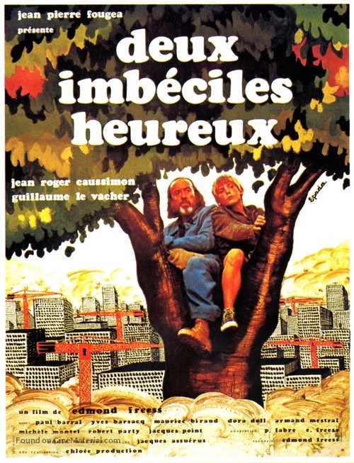 Deux imb&eacute;ciles heureux - French Movie Poster