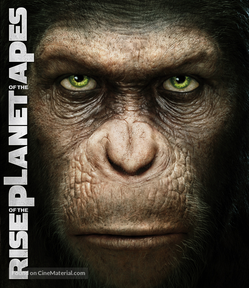 Rise of the Planet of the Apes - Blu-Ray movie cover