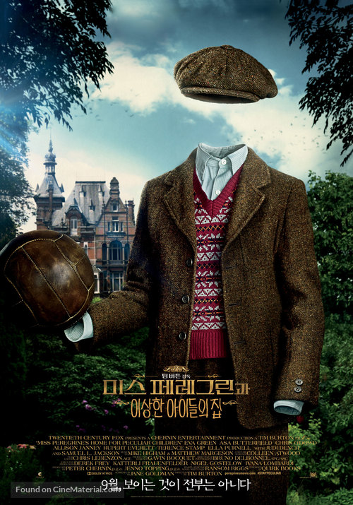 Miss Peregrine&#039;s Home for Peculiar Children - South Korean Movie Poster