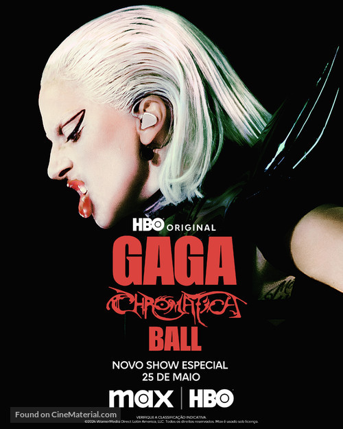 Gaga Chromatica Ball - Brazilian Movie Poster