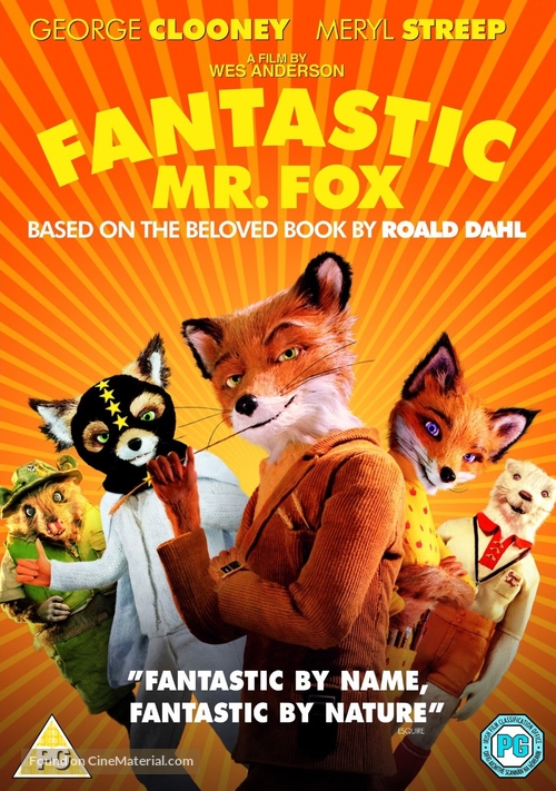 Fantastic Mr. Fox - British DVD movie cover