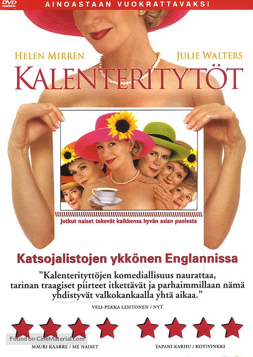 Calendar Girls - Finnish DVD movie cover