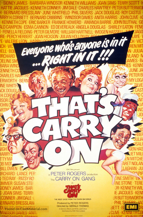 That&#039;s Carry On - British Movie Poster