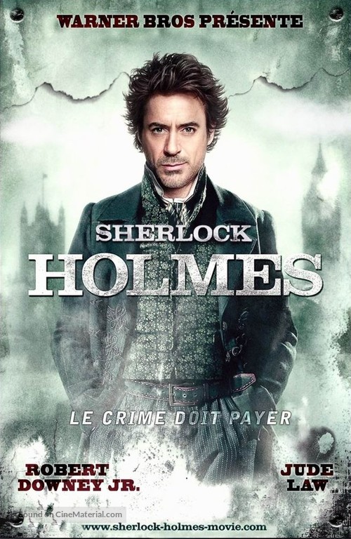 Sherlock Holmes - French Movie Poster