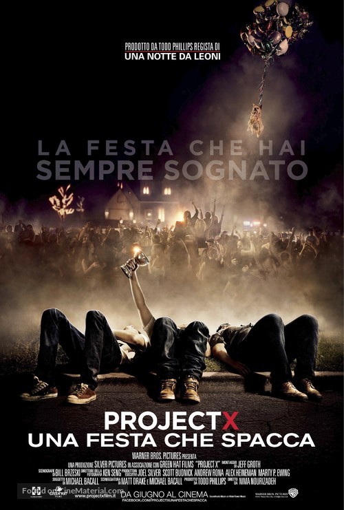 Project X - Italian Movie Poster
