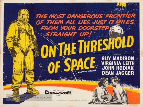 On the Threshold of Space - British Movie Poster