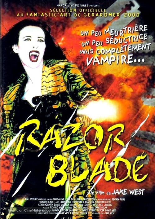 Razor Blade Smile - French DVD movie cover