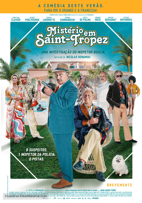 Myst&egrave;re &agrave; Saint-Tropez - Portuguese Movie Poster