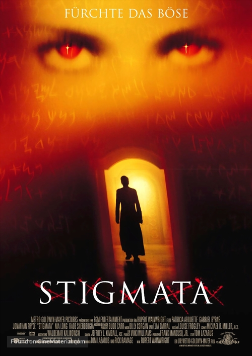Stigmata - German Movie Poster