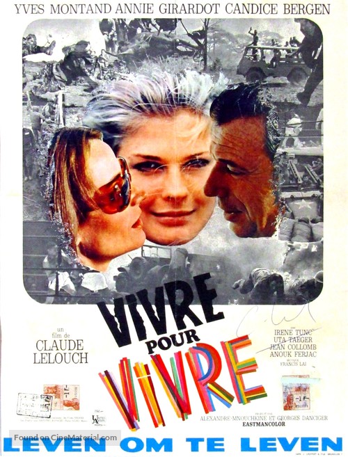 Vivre pour vivre - Belgian Movie Poster