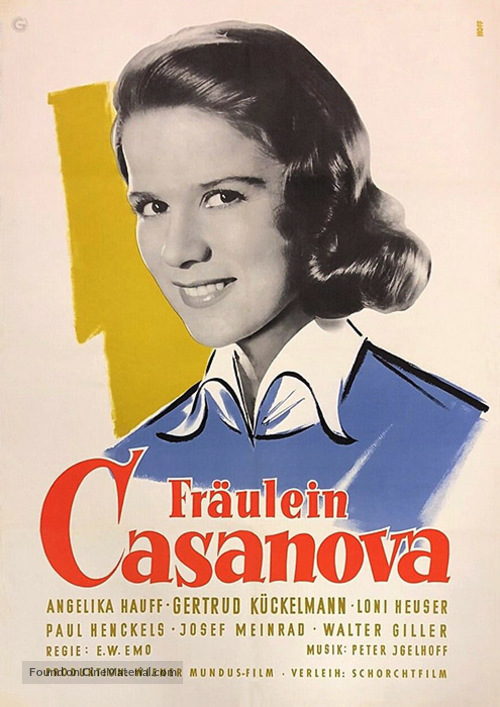 Fr&auml;ulein Casanova - German Movie Poster