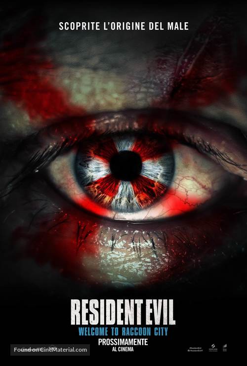 Resident Evil: Welcome to Raccoon City - Italian Movie Poster