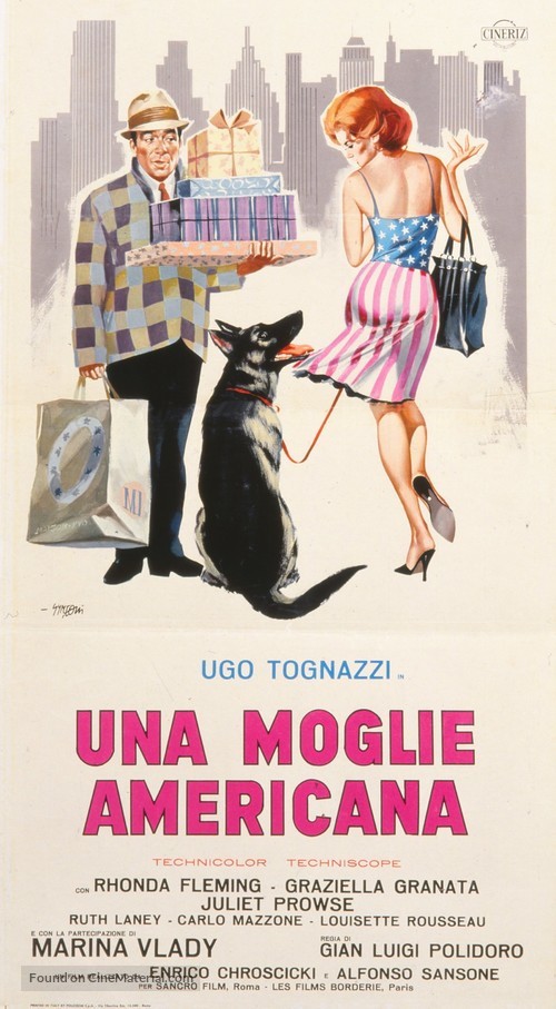 Una moglie americana - Italian Movie Poster