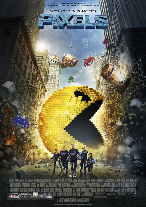 Pixels - German Movie Poster