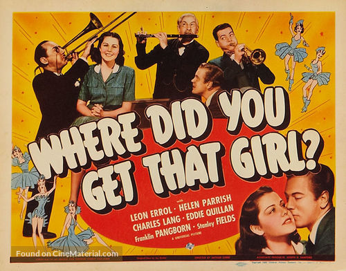 Where Did You Get That Girl? - Movie Poster