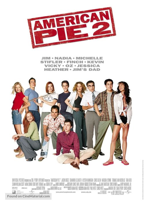 American Pie 2 - German Movie Poster