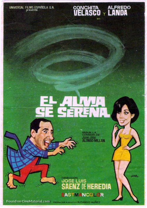 El alma se serena - Spanish Movie Poster