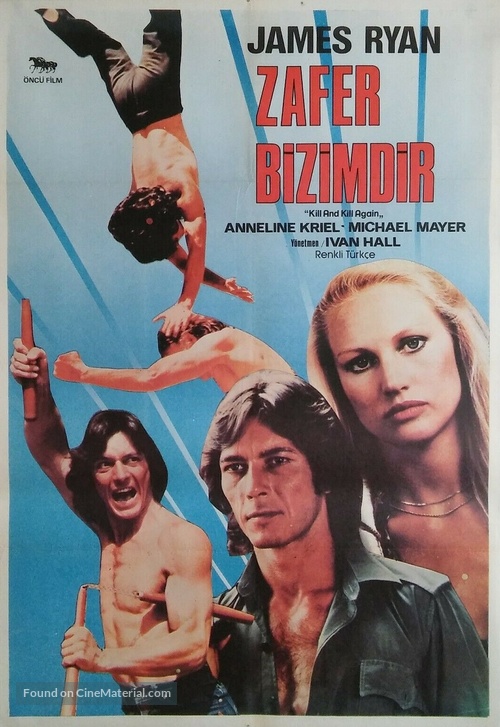 Kill and Kill Again - Turkish Movie Poster