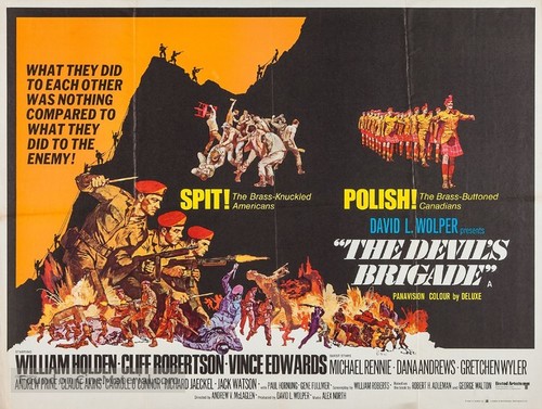 The Devil&#039;s Brigade - British Movie Poster