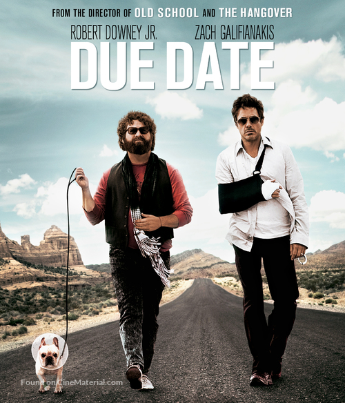 Due Date - Blu-Ray movie cover