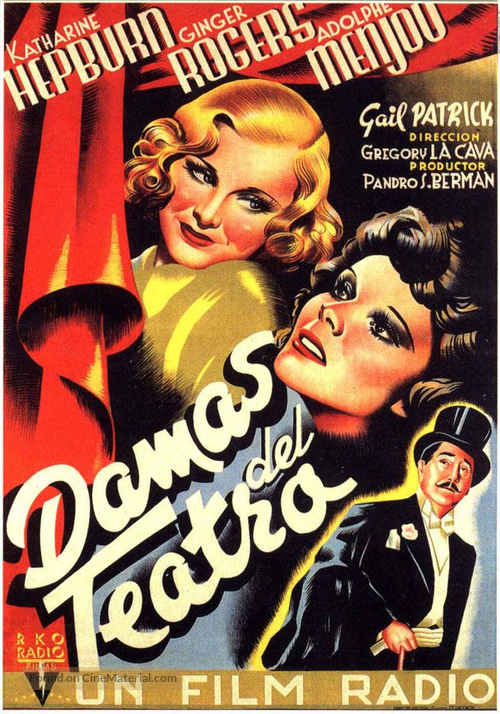 Stage Door - Spanish Movie Poster