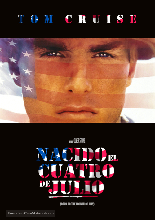 Born on the Fourth of July - Argentinian DVD movie cover