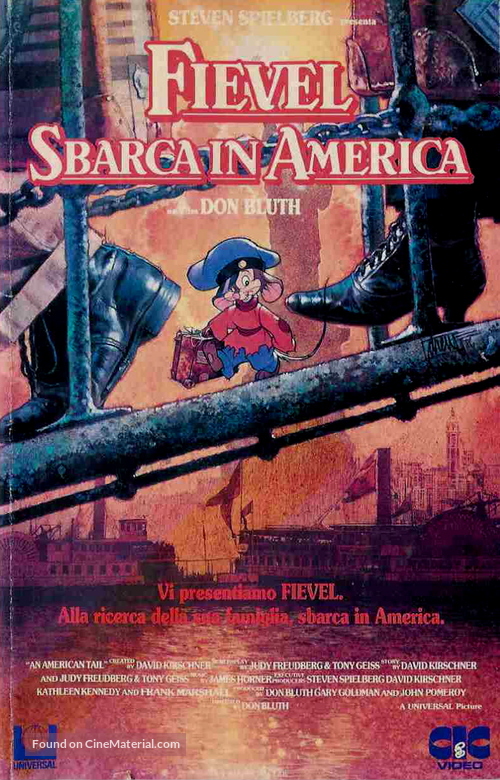 An American Tail - Italian Movie Cover