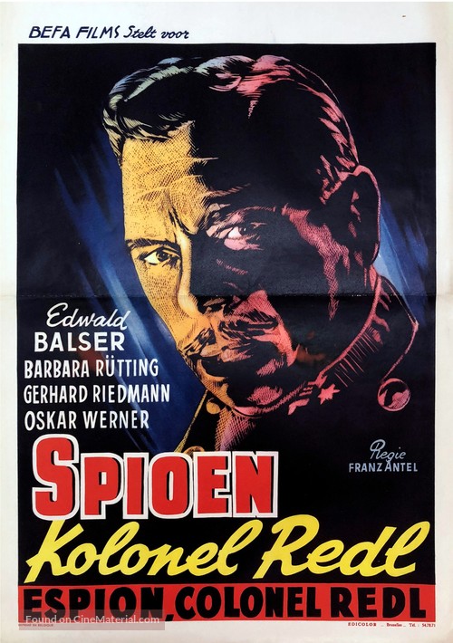 Spionage - Belgian Movie Poster