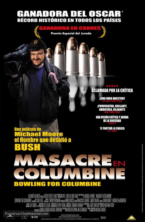 Bowling for Columbine - Mexican Movie Poster