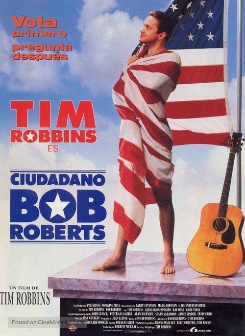 Bob Roberts - Spanish Movie Poster