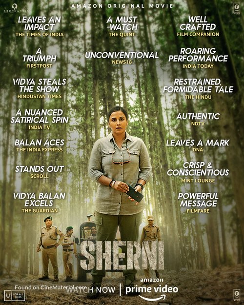 Sherni - Indian Movie Poster