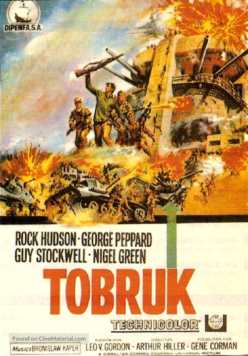 Tobruk - Spanish Movie Poster