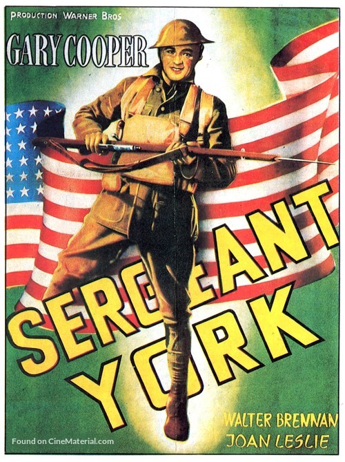 Sergeant York - Belgian Movie Poster