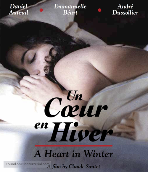 Un coeur en hiver - Blu-Ray movie cover