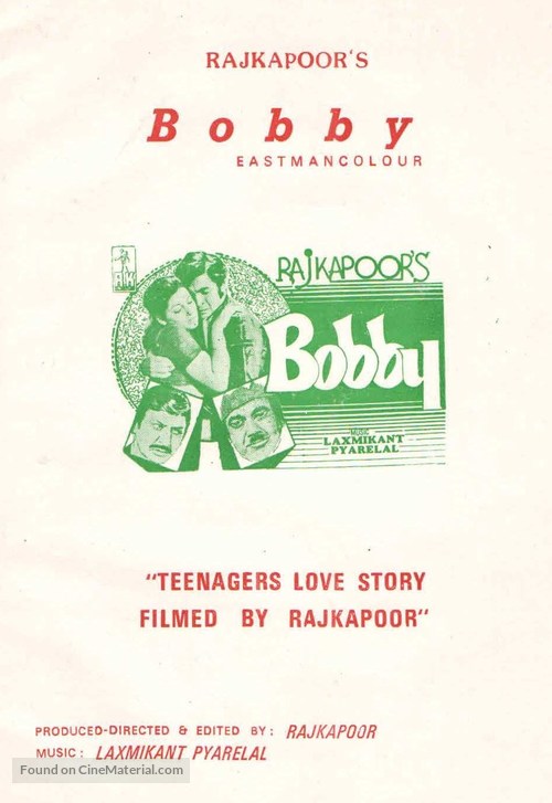 Bobby - Indian Movie Poster