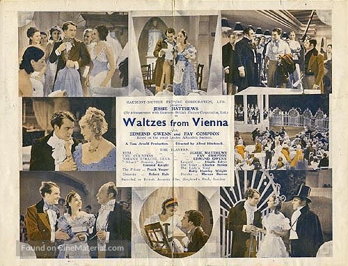 Waltzes from Vienna - British poster