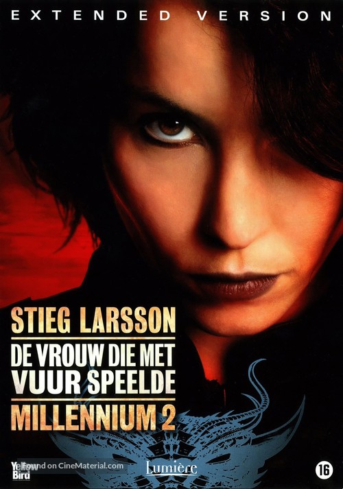 Flickan som lekte med elden - Dutch DVD movie cover