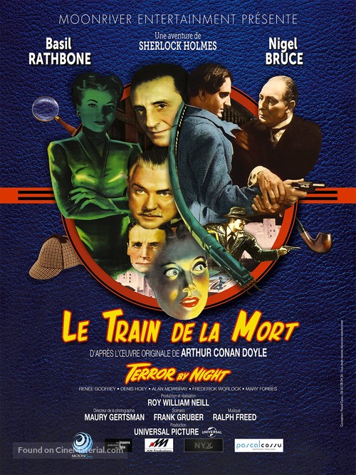Terror by Night - French Re-release movie poster