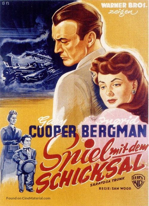 Saratoga Trunk - German Movie Poster