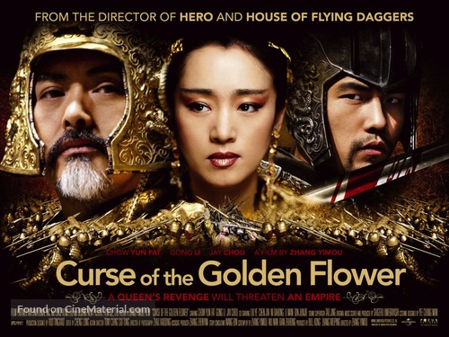 Curse of the Golden Flower - British Movie Poster