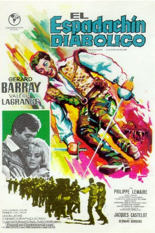 Hardi! Pardaillan - Spanish Movie Poster