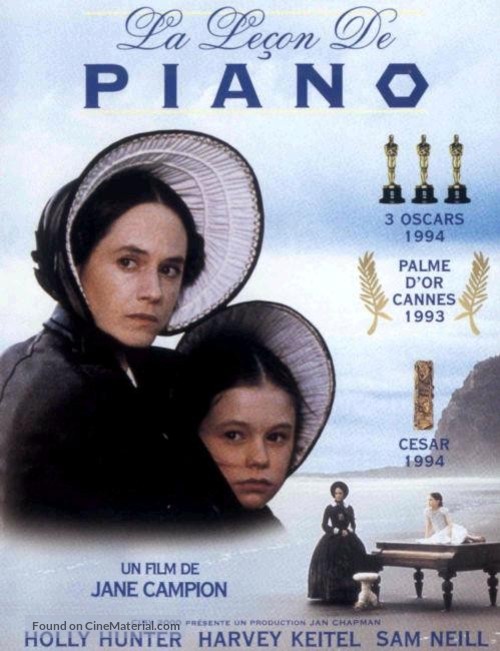 The Piano - French DVD movie cover